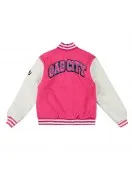 Gag City Pink Varsity Jacket