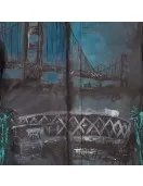 Golden State Warriors Painted Leather Jacket