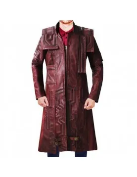 Guardian Of The Galaxy Volume 2 Chris Pratt Star Lord Leather Trench Coat