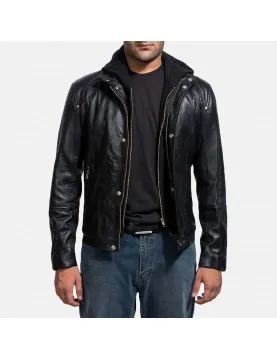 Highschool Black Leather Jacket