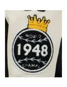 Homestead Grays Vintage Black/White Varsity Jacket