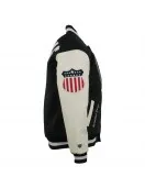 Homestead Grays Vintage Black/White Varsity Jacket