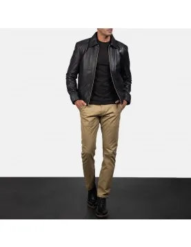 Inferno Black Leather Jacket