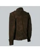 John Lennon Brown Suede Leather Jacket John Lennon Brown Suede Leather Jacket