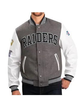 Las Vegas Raiders Challenger Varsity Jacket