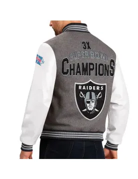 Las Vegas Raiders Challenger Varsity Jacket