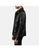 Legacy Black Leather Biker Jacket