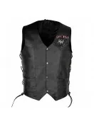 Lone Wolf Biker Leather Vest Lone Wolf Biker Leather Vest