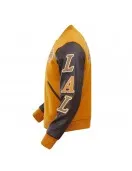 Los Angeles Lakers Classic Wool And Leather Varsity Jacket