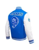 Los Angeles Rams Retro Classic Blue Varsity Jacket