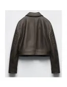 Love Is Blind Micah Lussier Cropped Leather Jacket Love Is Blind Micah Lussier Cropped Leather Jacket