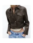 Love Is Blind Micah Lussier Cropped Leather Jacket Love Is Blind Micah Lussier Cropped Leather Jacket