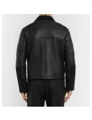 Men's Aviator Shearling Lined Leather And Suede Jacket Men's Aviator Shearling Lined Leather And Suede Jacket