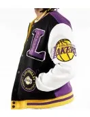 Mens Pro Standard Los Angeles LAKERS LOGO Varsity Jacket