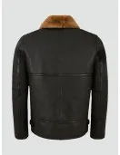 Mens Traditional Shearling Leather Jacket
