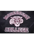 Morehouse College Classic Rib Black Satin Jacket