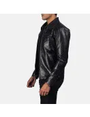 Mystical Black Leather Jacket