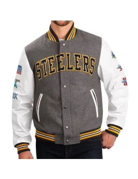 Pittsburgh Steelers Challenger Varsity Jacket