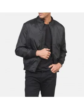 Ramon Black Bomber Jacket