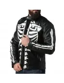 Red Skeleton Real Leather Jacket Red Skeleton Real Leather Jacket