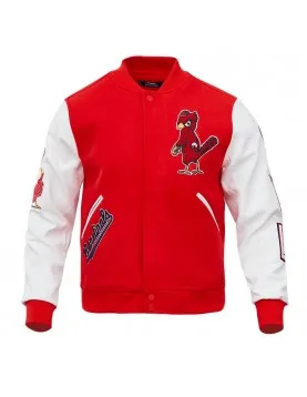 St. Louis Cardinals Classic Red Wool Varsity Jacket