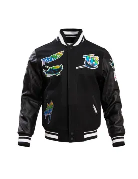 Tampa Devil Rays Retro Classic Rib Varsity Jacket