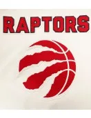 Toronto Raptors Retro Classic Off White Wool Varsity Jacket Toronto Raptors Retro Classic Off White Wool Varsity Jacket