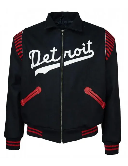 Varsity 1950 Detroit Stars Black Wool Jacket Varsity 1950 Detroit Stars Black Wool Jacket
