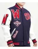 Washington Nationals Mash Up Varsity Jacket