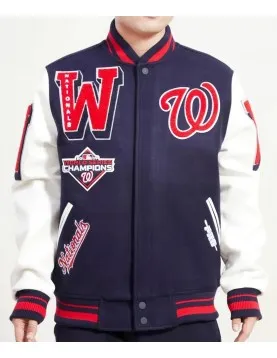 Washington Nationals Mash Up Varsity Jacket