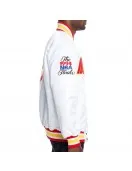 White Houston Rockets Jacket White Houston Rockets Jacket