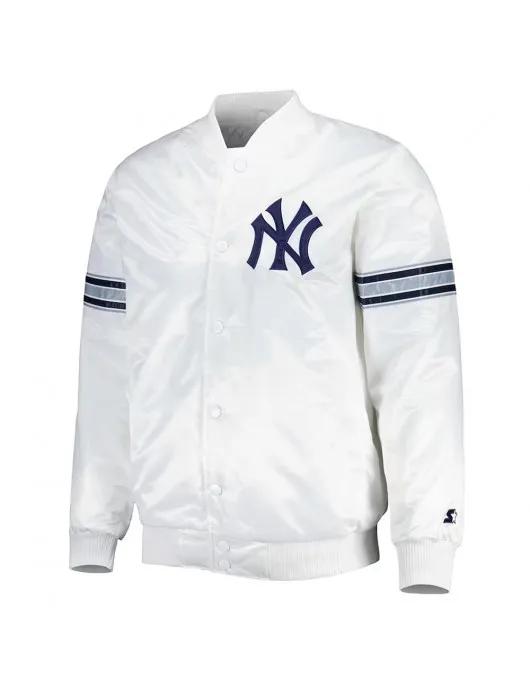 White Power Forward New York Yankees Jacket