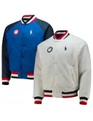 Winter Olympics Team USA 2022 Reversible Raglan Varsity Jacket