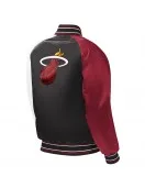 Youth Miami Heat Black Satin Jacket Youth Miami Heat Black Satin Jacket
