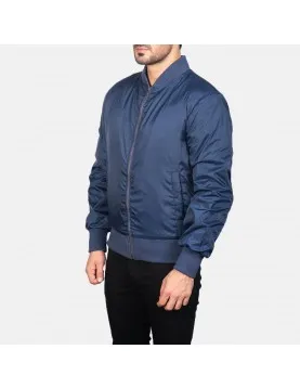 Zack Blue Bomber Jacket
