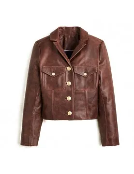 A.J. Cook's Leather Jacket from Criminal Minds S17