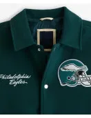 Abercrombie Philadelphia Eagles Bomber Varsity Jacket