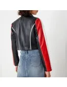 Adéla Jergová Pop Star Academy Leather Jacket Adéla Jergová Pop Star Academy Leather Jacket