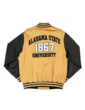Alabama State Gold and Black Baseball Jacket