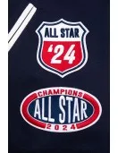 All Star Game 2024 Men's Wool Varsity Jacket Midnight Navy Royal All Star Game 2024 Men's Wool Varsity Jacket Midnight Navy Royal