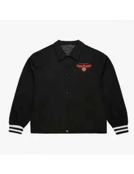 Atlanta Hawks Oversweep Black Varsity Wool Jacket