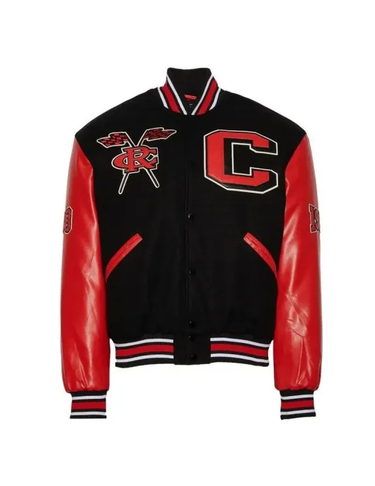 Black/Red Clark Atlanta University Varsity Jacket