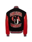 Black/Red Clark Atlanta University Varsity Jacket