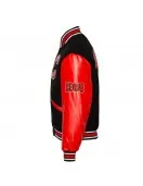 Black/Red Clark Atlanta University Varsity Jacket