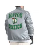 Boston Celtics Adaptive Bold Logo Varsity Satin Jacket