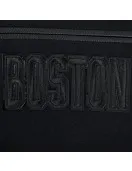 Boston Celtics Triple Black Varsity Wool and Leather Jacket