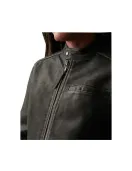 Calvo Full-Zip Leather Jacket