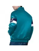 Charlotte Hornets Triple Option Varsity Satin Jacket