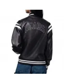 Chicago Bears High Heat Vegan Black Varsity Leather Jacket