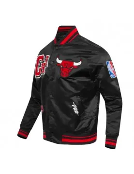 Chicago Bulls Best of Classic Rib Satin Jacket